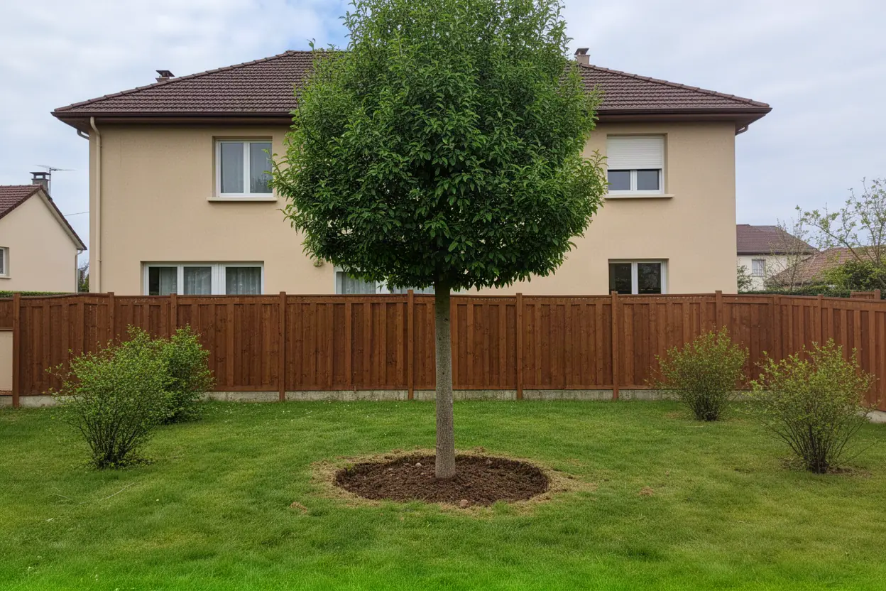 Arbre avant travaux d’abattage sécurisé
