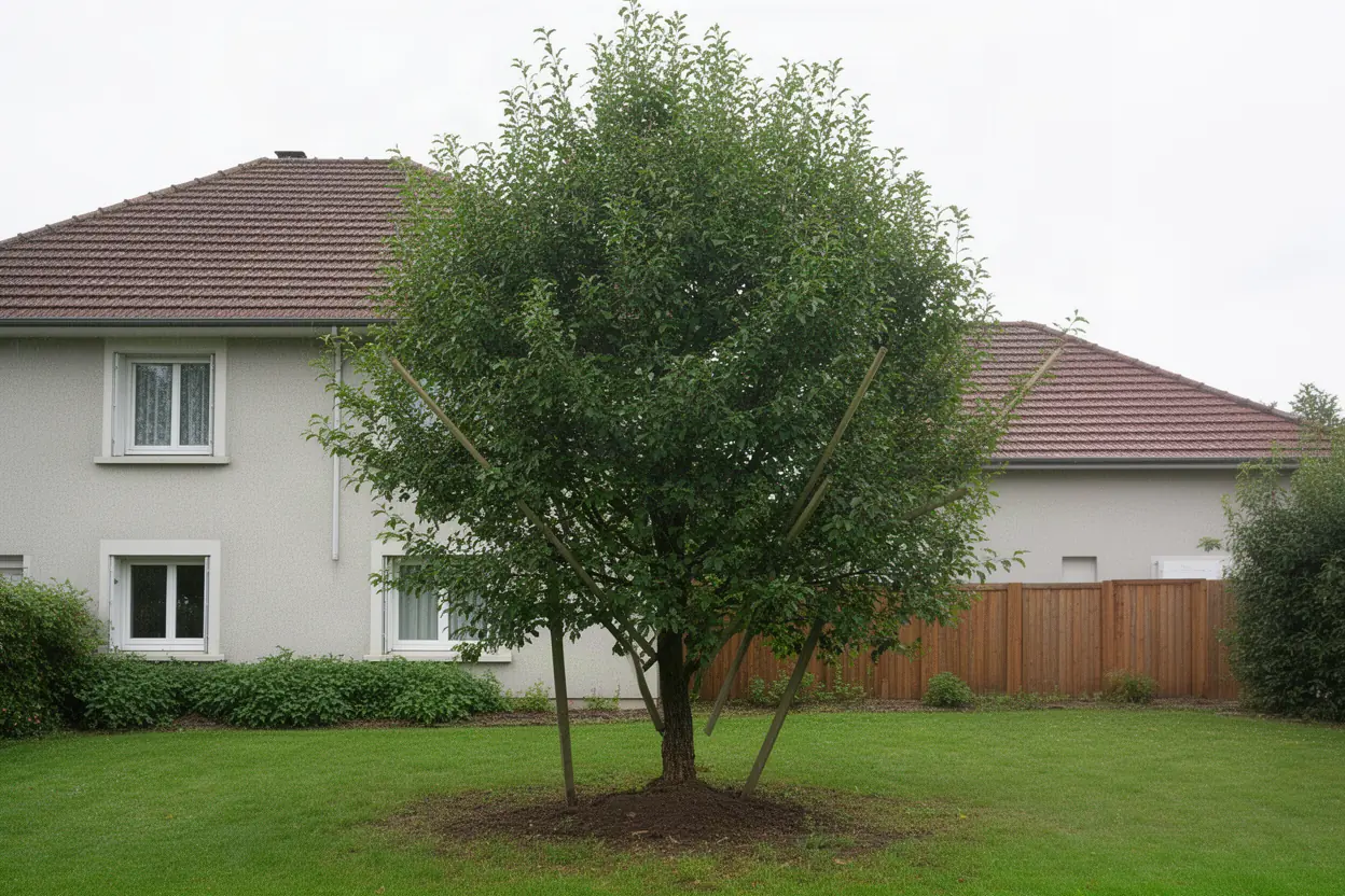 Taille d’arbre dans un jardin à Saint-Max